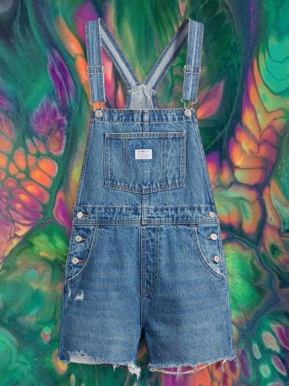 Levi Strauss Vintage Women’s Denim Short Overalls “Shortalls”